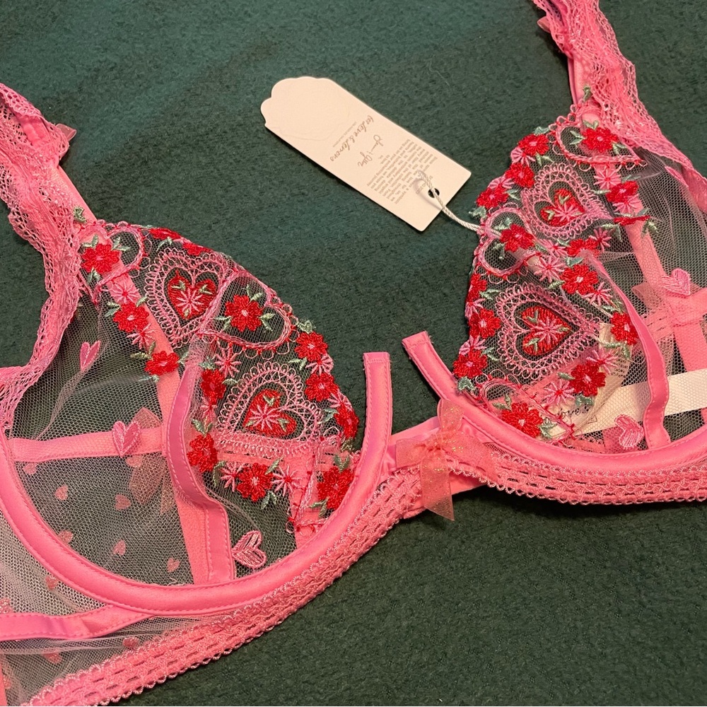 For Love and Lemons Whimsical Garden Underwire Bra - Picture 3 of 14